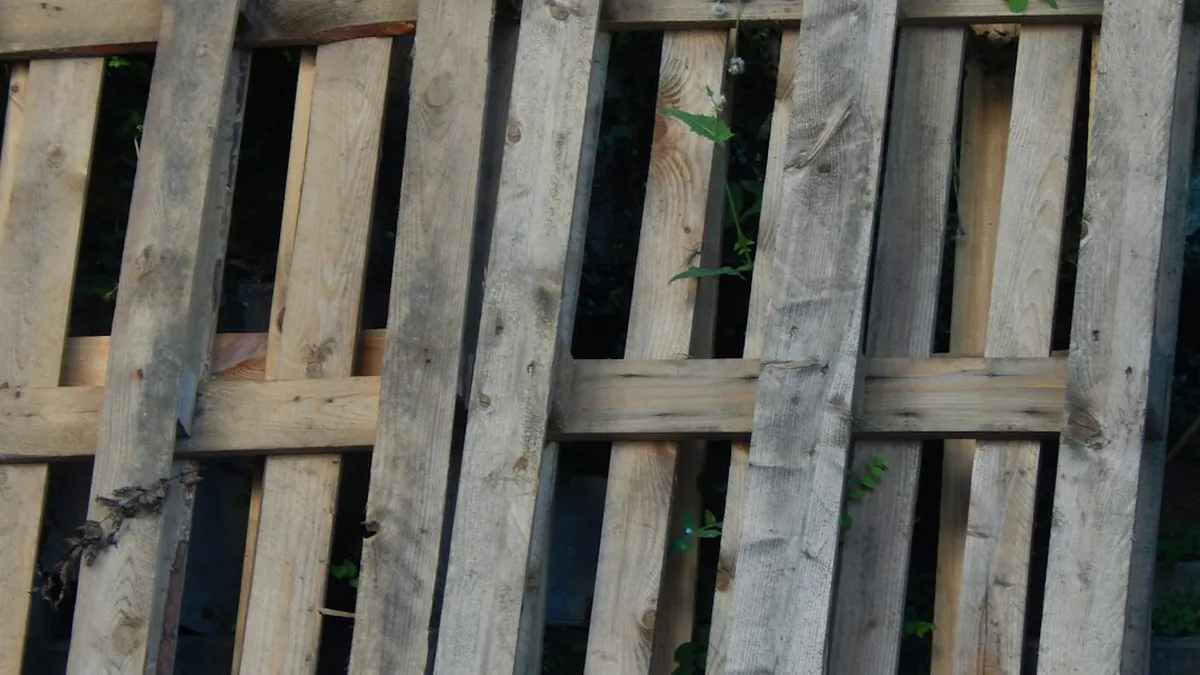 Palettes au jardin